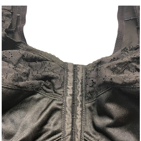 JODEE 3318 Balanced Fit Mastectomy Bra Size 40 F Black Front Closure - Picture 4 of 5